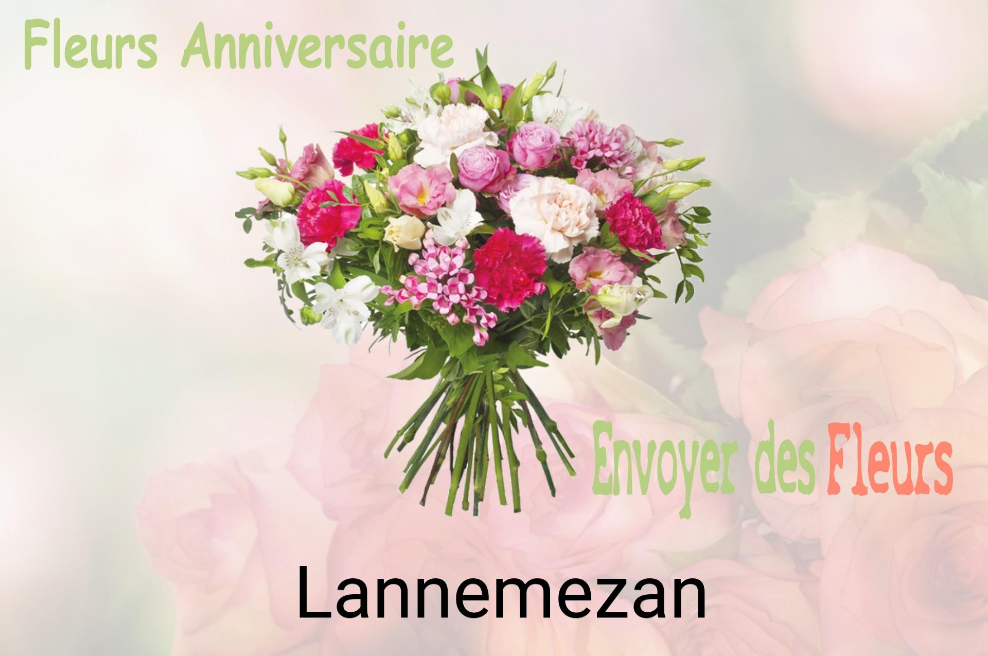 Bouquet de fleurs d’anniversaire livré à Lannemezan