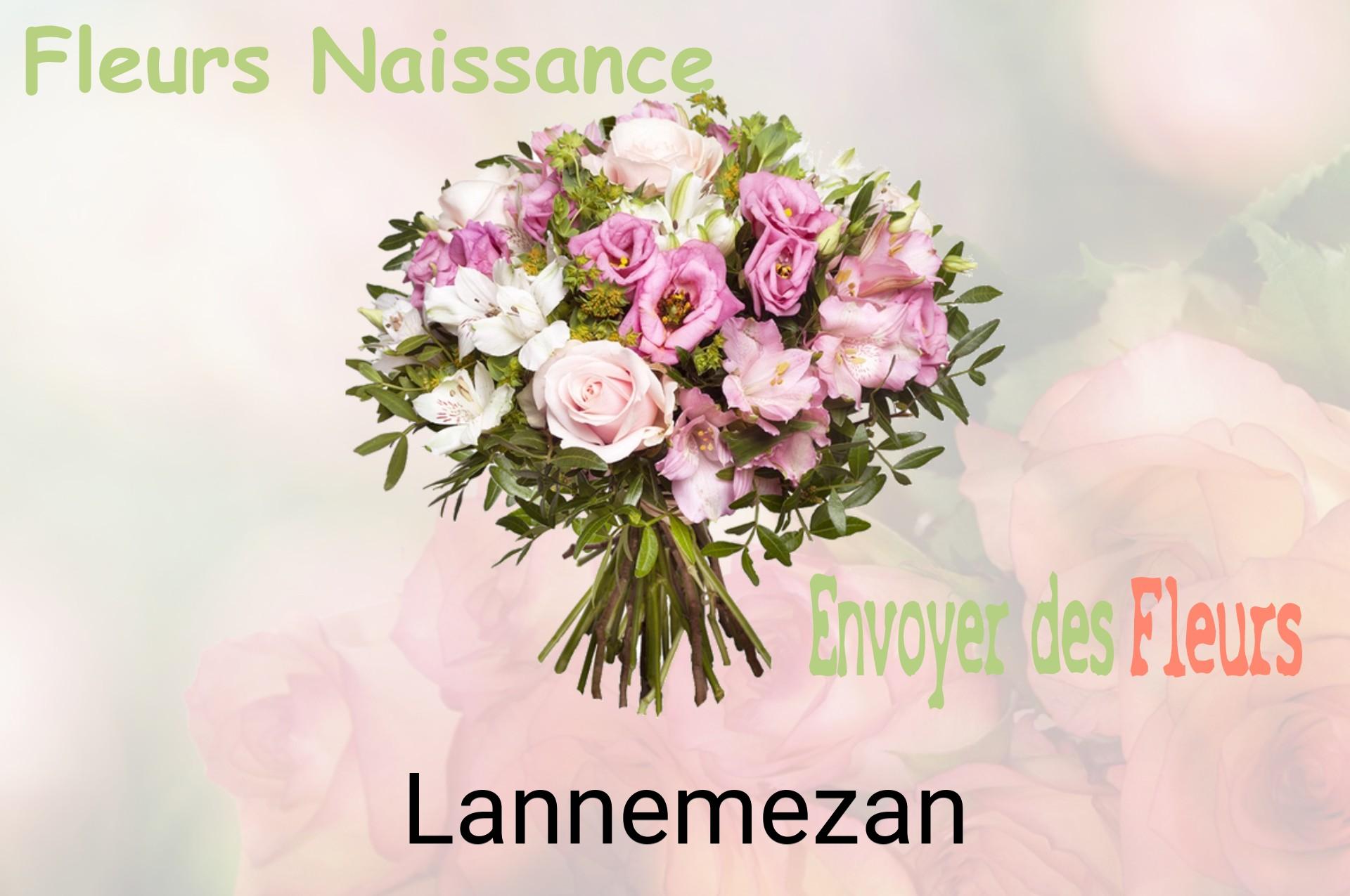 Bouquet de fleurs de naissance livré à Lannemezan